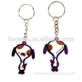Funny soft pvc animal keychain